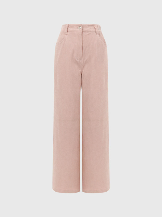 모아 코듀로이 스트레이트 팬츠_핑크 / MOA CORDUROY STRAIGHT PANTS_PINK