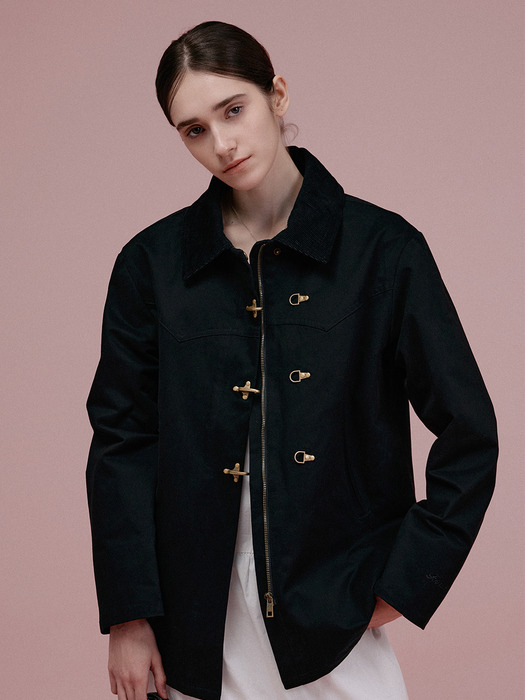 WESTERN WORKWEAR JACKET [BLACK]