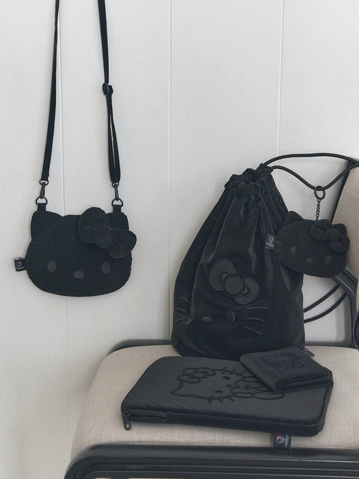 Haze Mini Pouch Hello Kitty Black