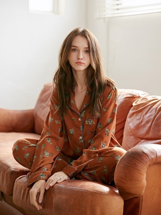 berry berry pajama set_ brown 베리베리 파자마 세트_ 브라운 