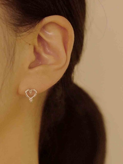 [단독]Heart Petit Earring