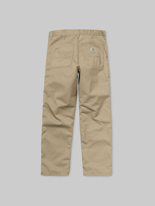SIMPLE PANT DENISON_LEATHER RINSED