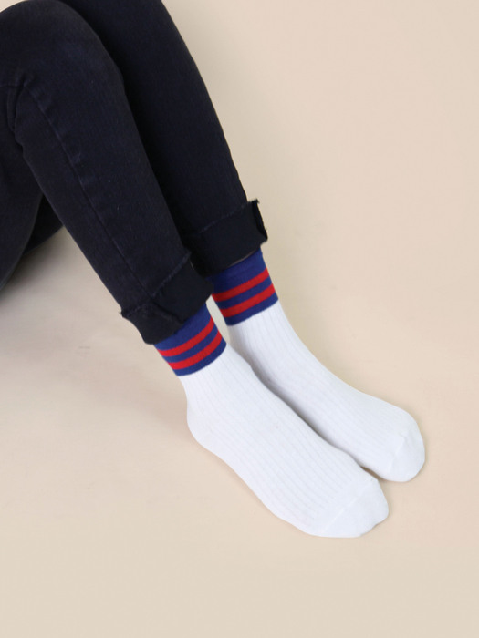 [5SET] Line 칼라 socks