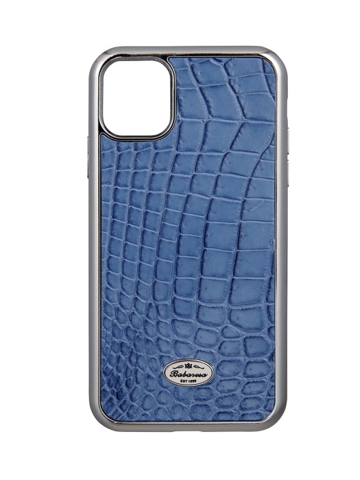 iPhone 11 crocodile Matt sapphire blue