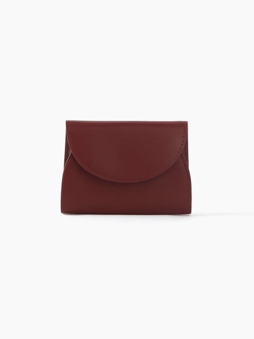 REIMS W022 Cover R Pocket wallet Burgundy