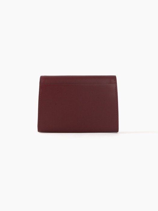 REIMS W022 Cover R Pocket wallet Burgundy