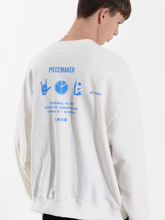 PM ICON SWEAT SHIRTS (IVORY)