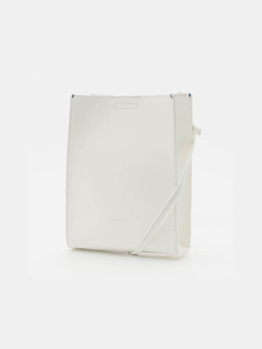 Signature Square Mini Leather Bag - White (KE02D3M021)