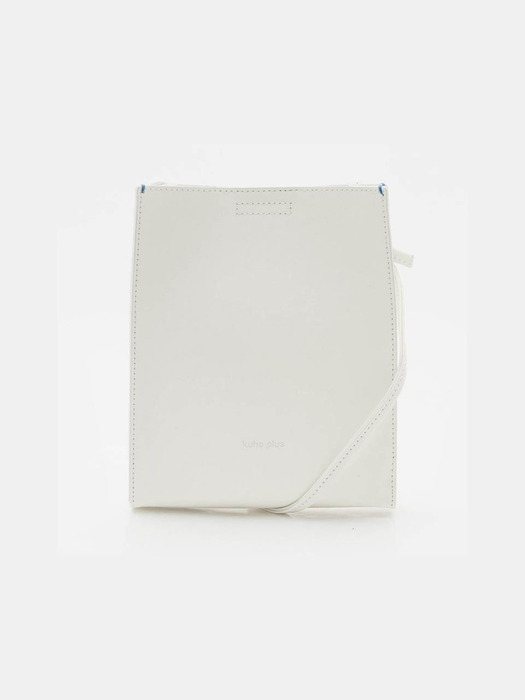 Signature Square Mini Leather Bag - White (KE02D3M021)