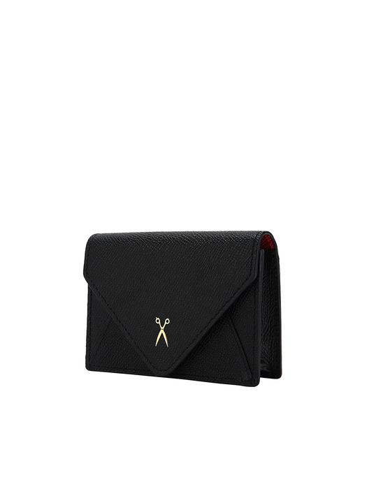 Easypass Amante Card Wallet with Chain Rich Black