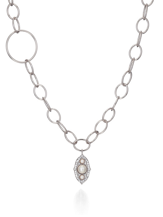 KATE pearl chain necklace