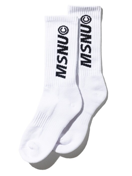 MSNU LOGO SOCKS MUZAS001-WT