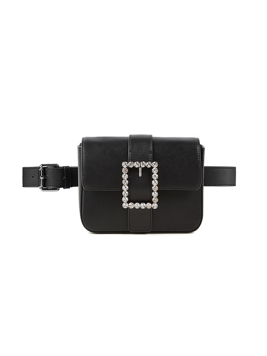 [SET] Lady embellished Belt Bag+Pearl Strap