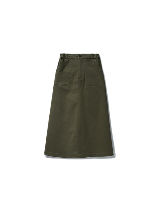 Fundamental Chino Skirt (Spandex) Khaki