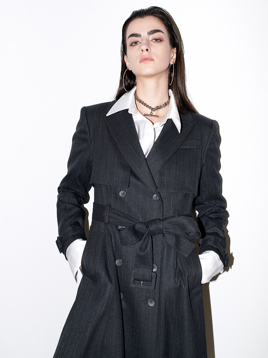 The Baddest tailored trench coat