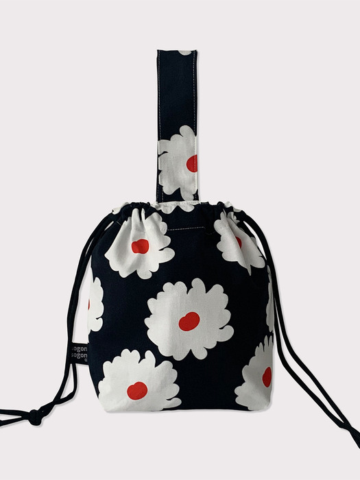 Floral string bag