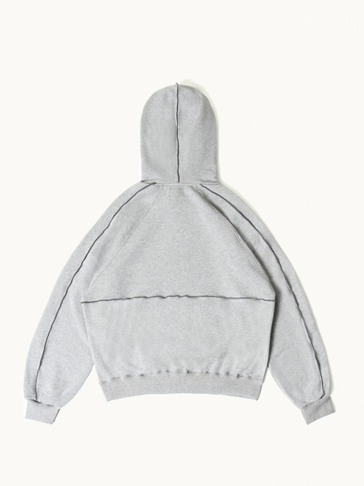 Line stitching hoodie