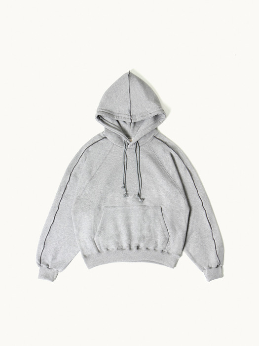 Line stitching hoodie