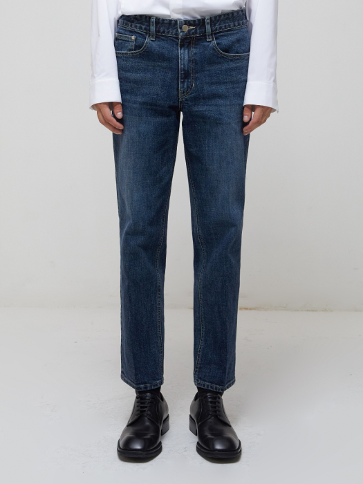 GL Tapered Crop Jeans - D/Indigo