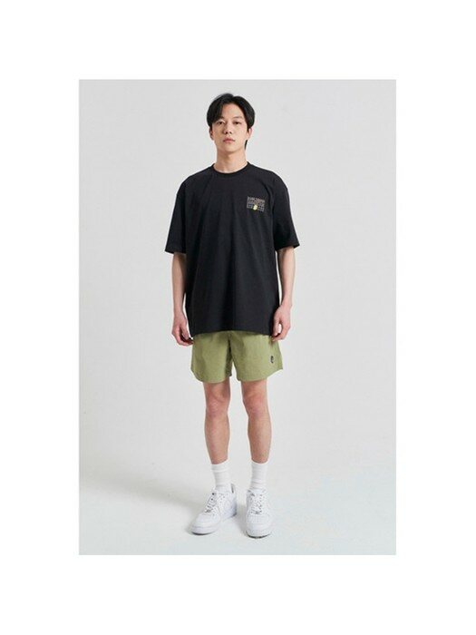 EGGDROP DTP sandwich tee shirt (burnt black)_CQTAM21401BKX