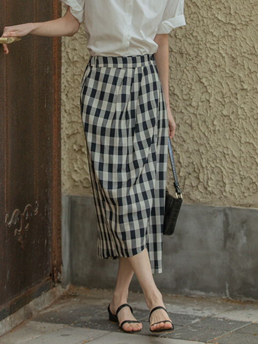 SYLVIE pattern skirt_black