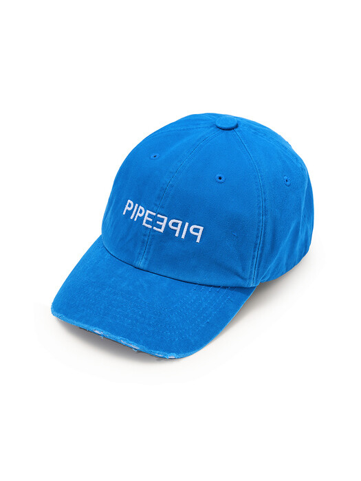 PIPE LOGO Damage Ballcap (Blue)