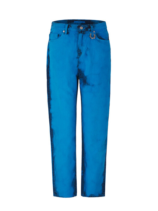 Blue dyeing jeans