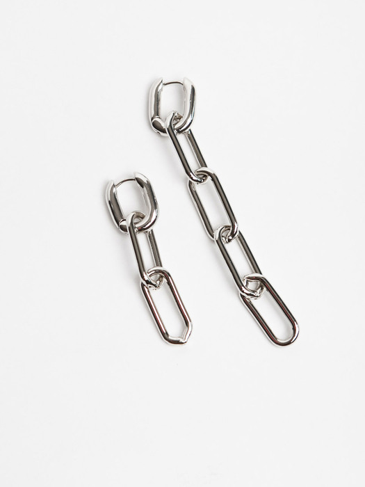 [NEUEYET x 1064 STUDIO] Chain earring (Silver)