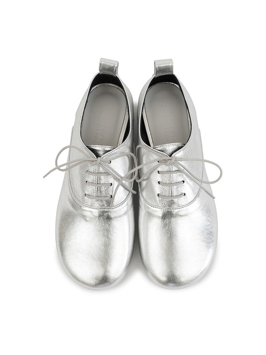 Pebble toe oxfords | Silver