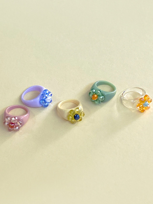 Flower Beads Ring