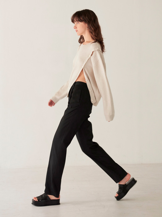 WOOL BUTTON KNIT(ivory)