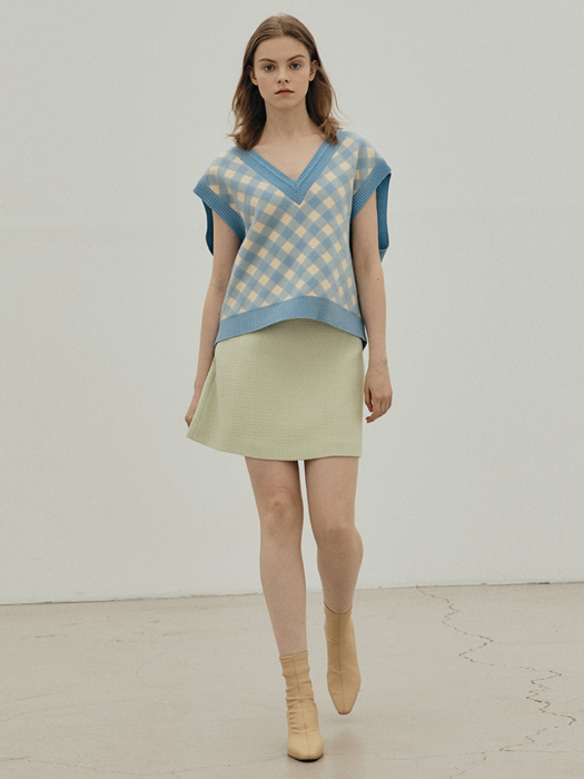 A-line Mini Skirt APPLE GREEN (JYSK1D900L1)