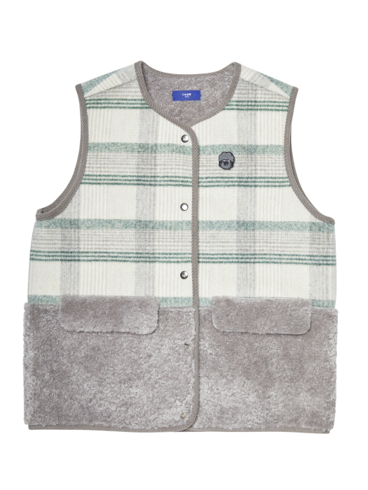 [UNISEX] Manon wool dumble reversible vest
