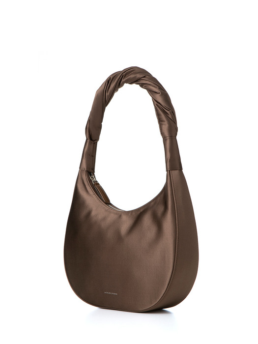 PRETZEL BAG, Silk Brown