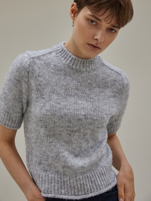 Warmer short sleeve knit (gray)
