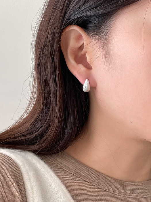 [silver925] scrape earring