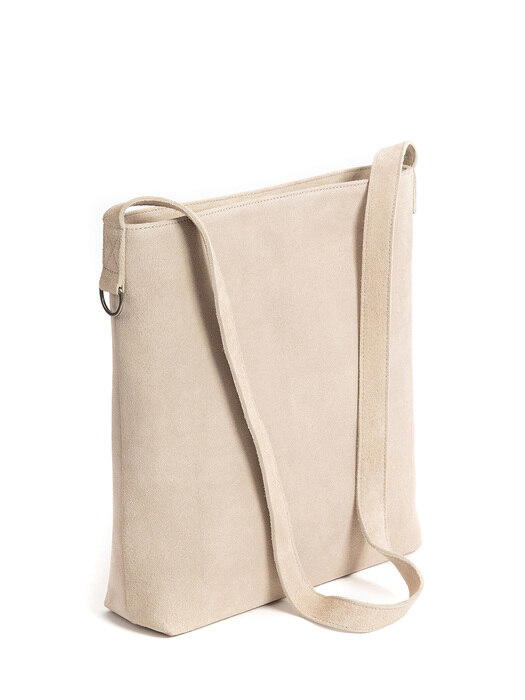 WST SUEDE CROSS BAG (cream)