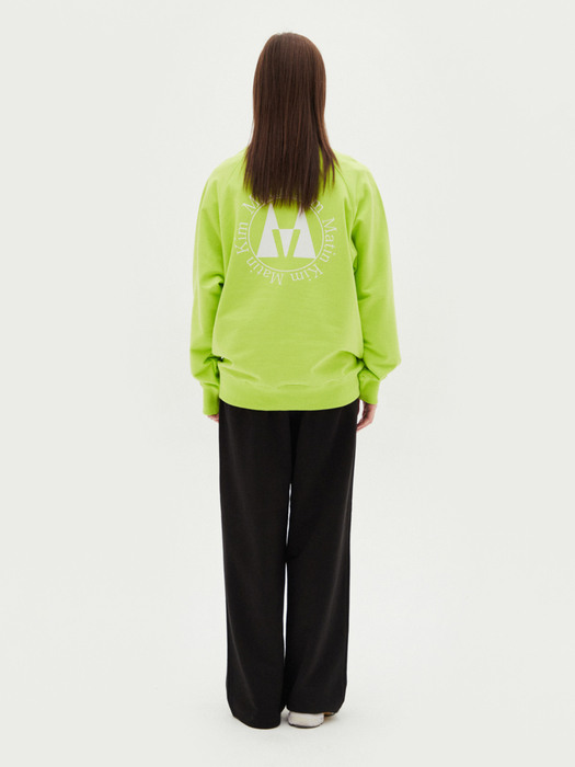 MATIN SYMBOL RAGLAN SLEEVE MTM IN LIME