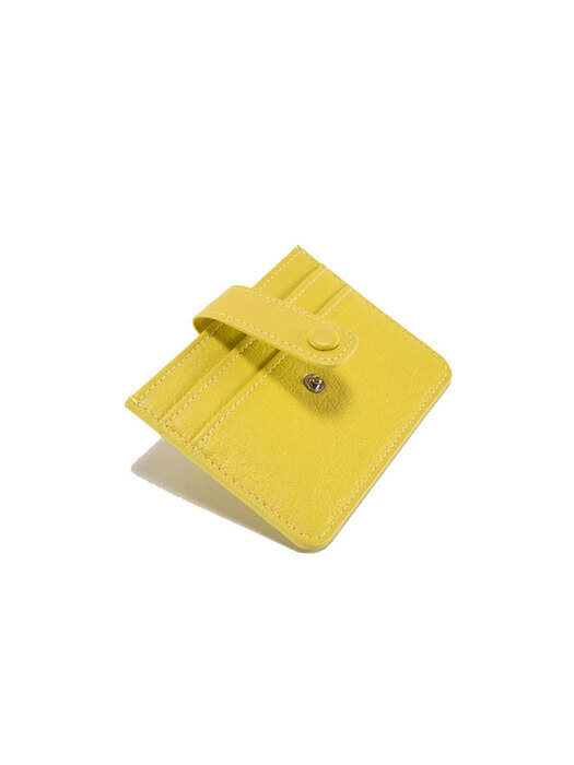 세미 카드 지갑 (레몬 옐로우)