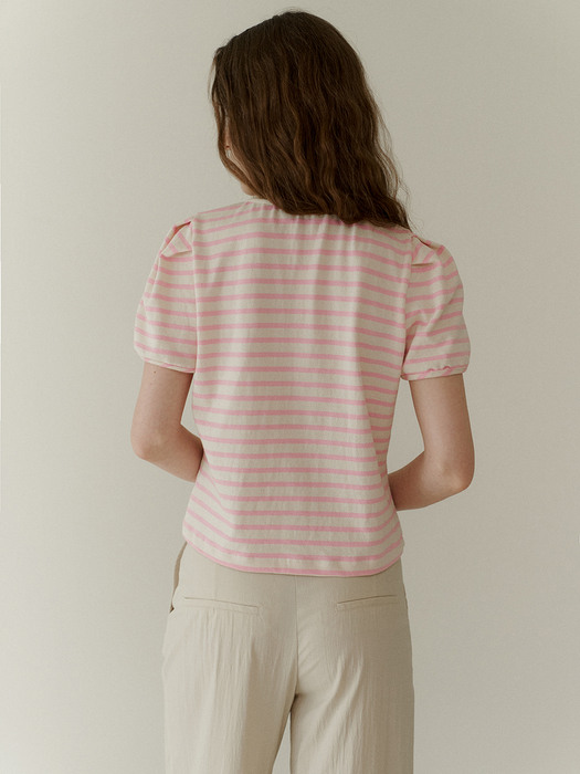 2.91 Stripe tshirt (Pink)