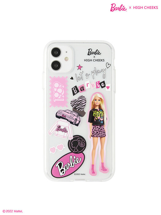 Barbie Sticker Clear Case