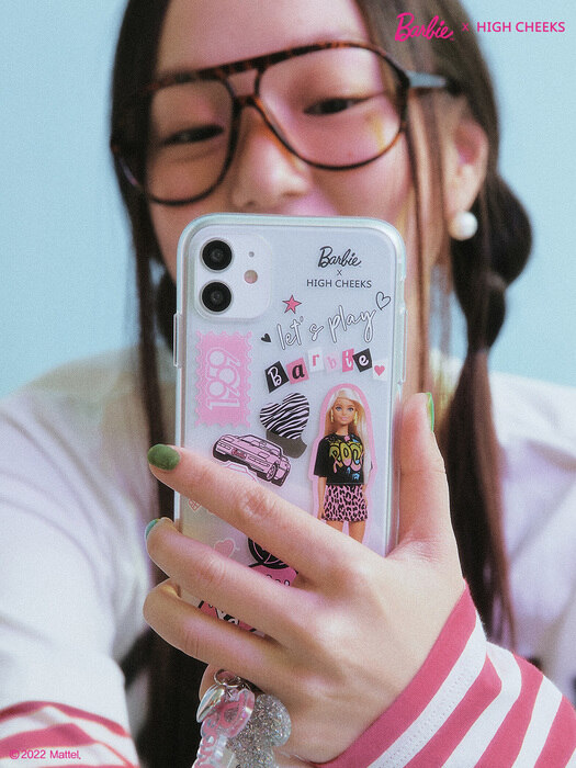 Barbie Sticker Clear Case