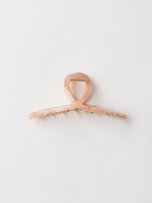 Marble Twist Hair Claw Clip (Orange Blossom)