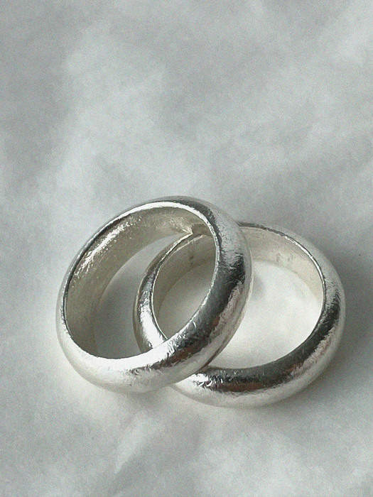 silver925 matt engage ring