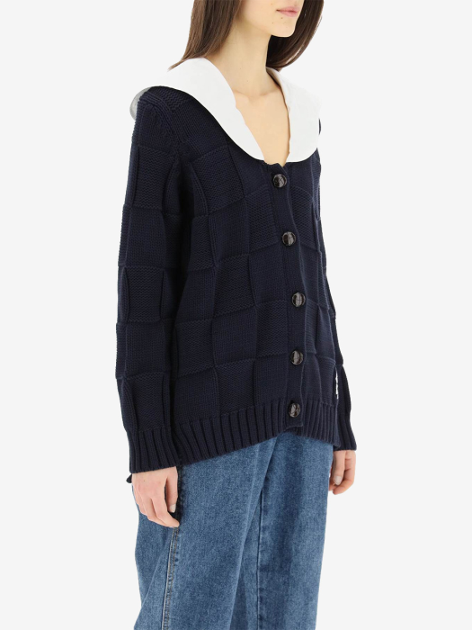 [WOMEN] 22SS COTTON ROPE KNIT NAVY K1718 683