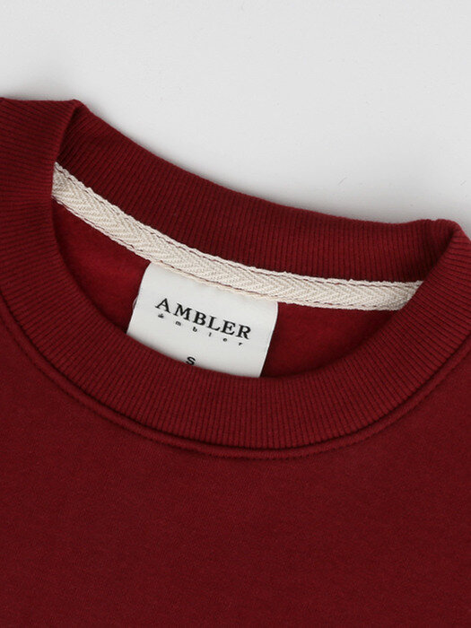 The Chill bear Over fit Sweatshirt AMM1008 (burgundy)