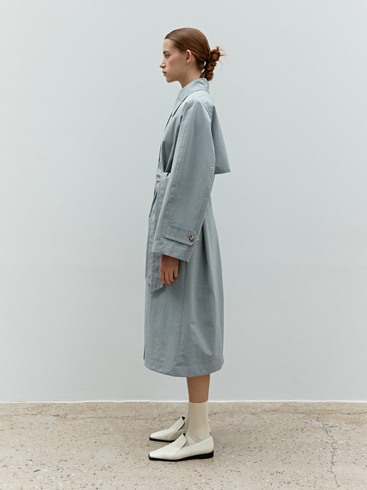 TWF SINGLE TRENCH COAT MINT