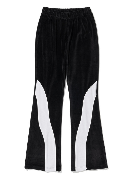 Classic Symbol Velour Track Pants [BLACK]