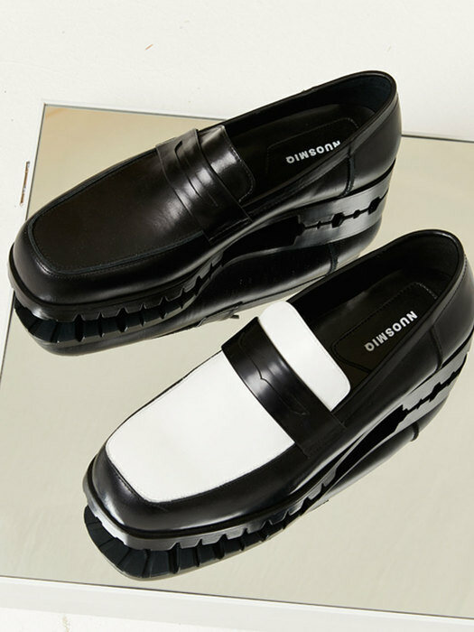 Q2AW-M806 / ANEMONE vibram penny loafers_2color