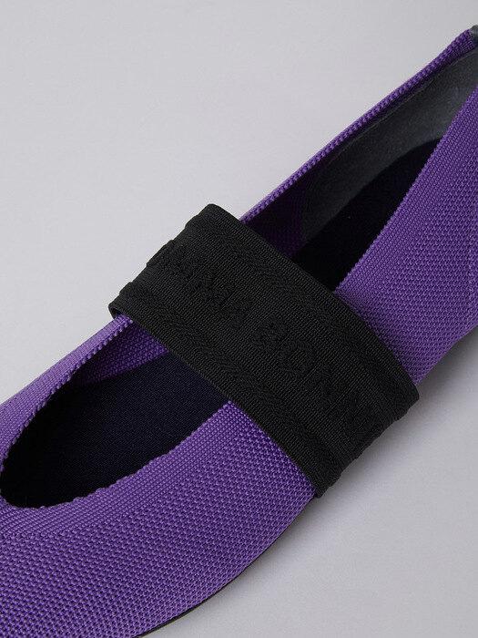 [SB X NODO KNITS] Logo e-band knit flat(purple)_DG1DA22604PUR